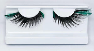 #SFE11 - Black with Green Feather