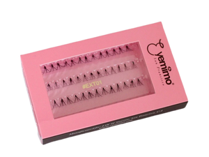 #EXT01 - EYEMIMO Cluster Eyelash Extensions (Extra Short - Black Color) "Bride and Bridemaids"